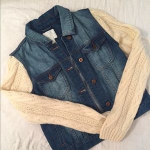 Forever 21 Denim Sweater Jacket!
